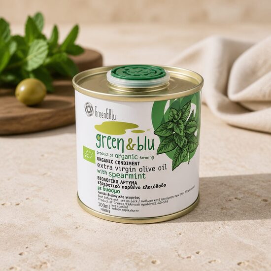 Augstākā labuma neapstrādāta olīveļļa ar PIPARMĒTRU (100 ml)
