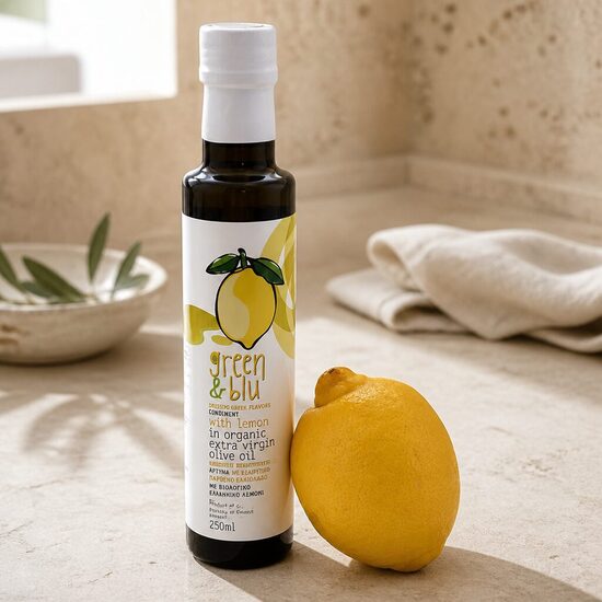 Augstākā labuma neapstrādāta olīveļļa ar CITRONU (250ml)