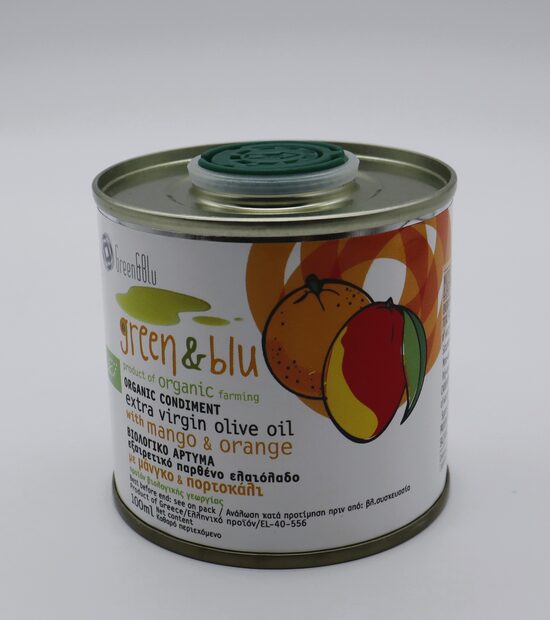 Augstākā labuma neapstrādāta olīveļļa ar MANGO un APELSĪNIEM (100ml)