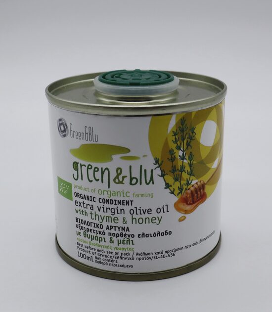 Augstākā labuma neapstrādāta olīveļļa ar TIMIĀNU un MEDU (100ml)