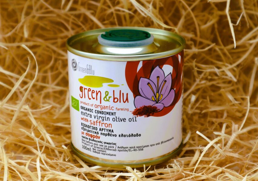Augstākā labuma neapstrādāta olīveļļa ar SAFRĀNU (100ml)