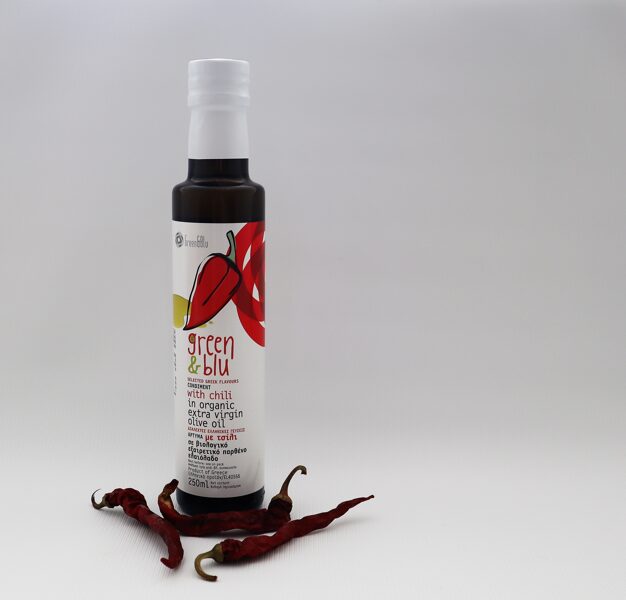 Augstākā labuma neapstrādāta olīveļļa ar ČILI (250ml)